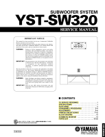 Yamaha YSTSW-320-Service-Manual